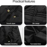 Women's Winter Warm Coats Puffer Jacket Long Drawstring Waterproof Snow Parka With Removable Faux Fur Trim Hood Photo 5