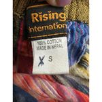 Rising‎ International Women Small Patchwork Pants Casual Peace Ohm Bottoms X2 Photo 7