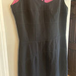 Marc New York Pleated Cap Sleeve Sheath Black Dress, Size 8 Party Dress Sorority Photo 3