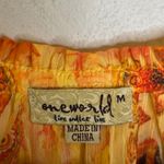 One World  Blouse‎ Women's Size Medium Floral Lightweight Sheer Pink orange Photo 2