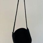 Urban Outfitters Black Basket Weave Casual Shoulder Bag Purse Photo 0
