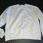 H&M  white pull over crewneck sweater size medium Photo 0