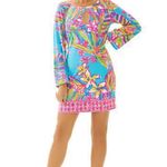 Lilly Pulitzer Fairfield Blue Summer Haze Engineered Tunic Dress Sz.S Photo 0