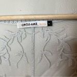 Origami Floral Lace Grey Kimono Long Beach Cardigan One Size Size undefined Photo 4