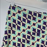 LuLaRoe  Blue Purple geometric maxi Skirt M Casual stretchy travel Photo 6