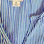 J. Crew Striped mini blue and white l dress with ruffle trim size 8 Photo 11