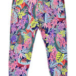 CAbi  Bright Tropical Print Snappy Joggers Pants #5966 Pockets Size Small Photo 0