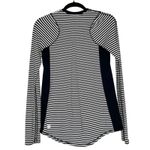 Lululemon Tuck & Flow RARE Seawheeze Striped Top Women's Black White Size 6? Photo 1