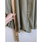 American Eagle  Women's Shirt Button Up Collared Olive Green Size XL Photo 6