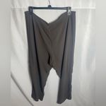 Eileen Fisher  Black Wide-Leg Pull-On Pants Size XL Organic Cotton Knit Photo 1