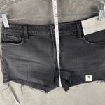 Arizona Jeans Arizona Jean Co. Black Denim Shorts Women’s Sz 5 Shortie 2.5” Inseam Raw Hem NWT Photo 4