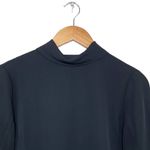 Billie the Label Jade High Neck Top Black Long Sleeve Blouse Quiet Luxury NWT Size M Photo 2