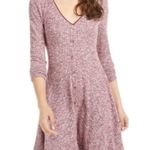 American Rag Juniors' Marled Rib-Knit Fit & Flare Dress, Small - New! Photo 0