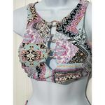 Nanette Lepore  Hannah High Neck Marrakesh Megerie‎ Bikini Set Swim Set Size 10 Photo 9