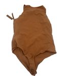 SKIMS  Fits Everybody High Neck Bodysuit Ochre New with Tags Size Large Photo 4
