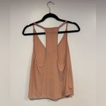 Free People Pink flowy ribbed  strappy tank top Photo 3