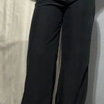 Gap New  Black Mineral Wash Wide Leg Dress Pants High Rise Sz 6 Loose Fit Photo 0
