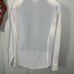Allison Taylor  White Button Down Long Sleeve Blouse Size Large EUC Photo 5
