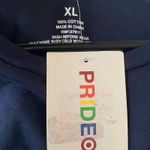 NEW PRIDE "Love is Love" Graphic Short Sleeve T Shirt Blue Size XL Adult LGBTQ Photo 3