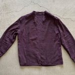 Eileen Fisher  / Pleated Silk Open Front Long Sleeve Cardigan Jacket / size small Photo 1