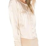 For Love & Lemons  Pink And Cream Bodysuit XS Photo 0