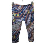 Vimmia  Multi-Color Geometric Print 7/8 Length Yoga/Workout Size Medium Leggings. Photo 3