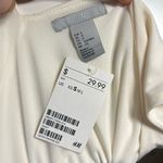 H&M Ivory White Mini Bridal Rehearsal Summer Dress Photo 3