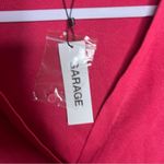 Garage  Pink Ribbed Long‎ Sleeve V-Neck Cardigan Photo 4