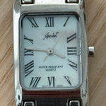 Speidel Ladies Watch Rectangular Pearl Dial Stainless Bracelet and Case White Photo 0