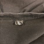 Women Size Large Black Floral Long Sleeve Top Pullover Round Neck Wimsigoth Photo 6