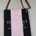 Victoria's Secret NWT- Colorblock Pink Black Brown Gold Pleather Tote Photo 0