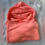 SKIMS NWT  Size Small Women's Neon Orange Long-Sleeved Terry Hoodie Photo 4
