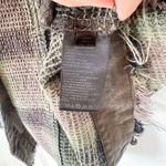 Free People  | We The Free Anneli 100% cotton Plaid Shirt Jacket Spanish Olive Photo 10