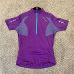Endura Women’s Cycling Jersey Purple Zip Medium Photo 4