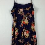 Francesca's  Collection Mi Ami Floral Dress Large Navy Blue NWT Photo 2