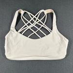 Lululemon  Free To Be Bra Size 6 White Sports Bra Yoga Gym Workout Athleisure Photo 1