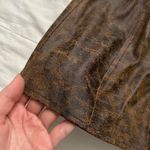 Forever 21 Brown faux distressed leather mini tube dress Photo 3