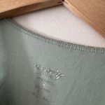 Old Navy Light Support PowerChill Longline Sports Bra Tank Green Swirl Top Photo 7