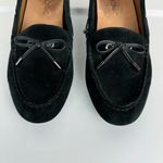 Vionic  Womens Virginia Moccasin Shoes Sz 8 Black Leather Nubuck Comfort Shoe Photo 11