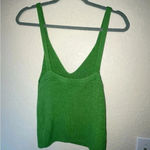 Anthropologie Maeve by  “Everyday Maryanne” Bright Green Sweater Tank Top  SIZE M Photo 5