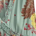 Free People Light Blue Floral Printed Sleeveless Tunic Size XS Cute Summer Top Photo 5