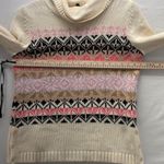 Talbots Cowl Turtleneck Sweater Cream Large Photo 9