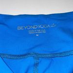Beyond Yoga Down the Line Ruched Leg Bright Blue Leggings Size Medium Photo 2