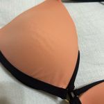 PINK - Victoria's Secret VS PINK Push up Orange and Black Bikini Top Photo 3