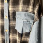 Blooming Jelly Women’s Plaid Button Down Shirt – Size M, NWT Photo 2