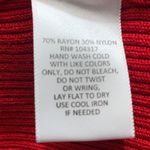 Derek Heart Plus Women’s Red Long Sleeve Sweater Dress Size 3X Ring Detail NWT Photo 9