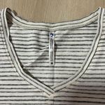 KÜHL Striped V Neck Tank Top White Blue Casual Athletic Women's Size M Size M Photo 3