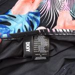 DKNY Swimsuit Tropical One Piece Halter XL New Photo 3