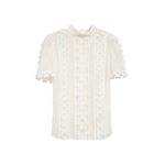 Zimmermann  White Super 8 Butterfly Lace Top silk Organza Size 2 AU/8 US Photo 1