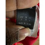 SheIn Womens Red Ribbed Sleeveless Ruched Bodycon Tank Dress Casual Beach Sz S Photo 3